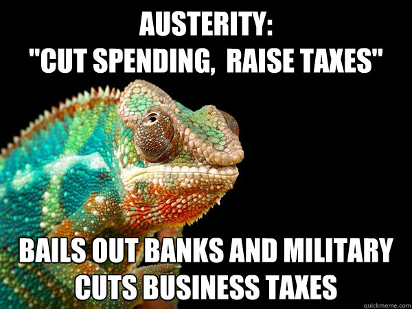 Austerity:
