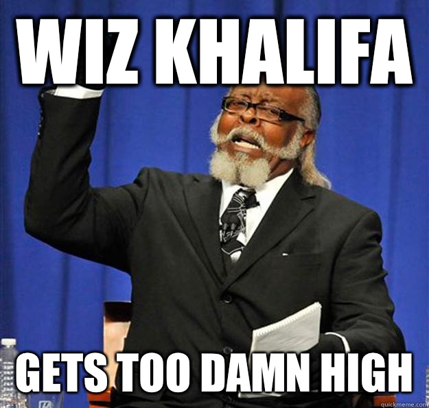 Wiz Khalifa Gets too damn high  Jimmy McMillan
