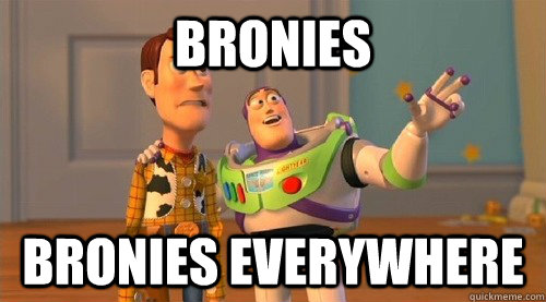 Bronies Bronies everywhere  Buzz Kill