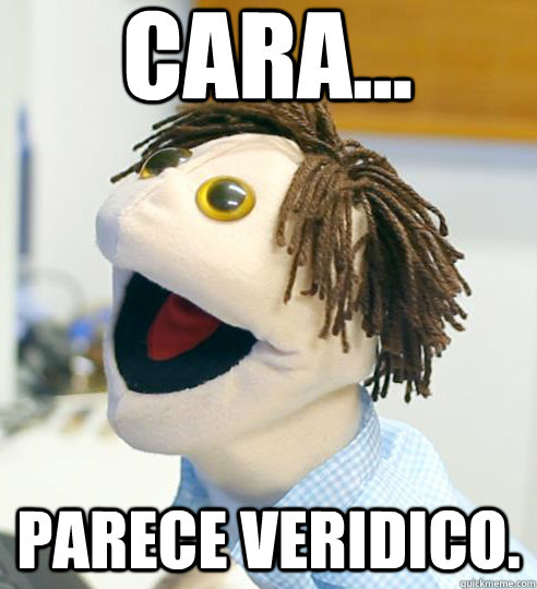 Cara... Parece veridico.  