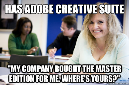 Has Adobe Creative Suite 