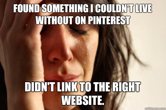 Found something I couldn't live without on Pinterest Didn't link to the right website.  First World Problems