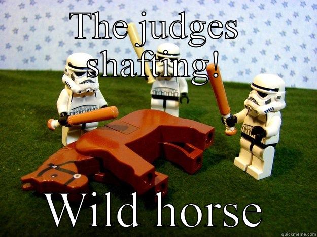 THE JUDGES SHAFTING! WILD HORSE Dead Horse