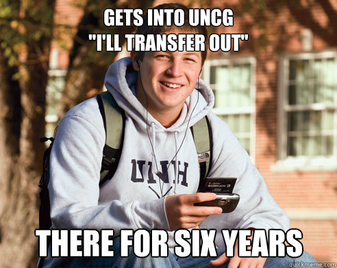 gets into uncg

