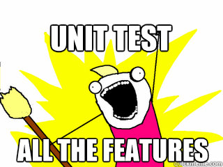 ALL THE FEATURES UNIT TEST  All The Thigns