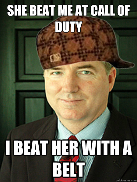 SHE BEAT ME AT CALL OF DUTY I BEAT HER WITH A BELT  Scumbag Judge William Adams