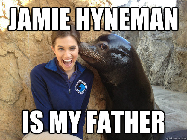 Jamie Hyneman is my father  Crazy Secret