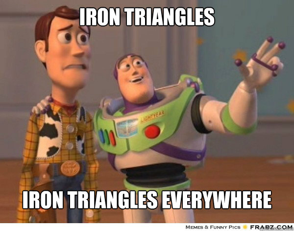 Iron triangles  iron triangles everywhere  Buzzlightyear