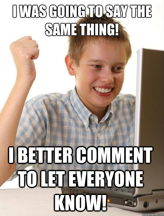 I was going to say the same thing! I better comment to let everyone know!  First Day on the Internet Kid