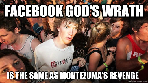 Facebook God's Wrath is the same as Montezuma's Revenge - Facebook God's Wrath is the same as Montezuma's Revenge  Misc