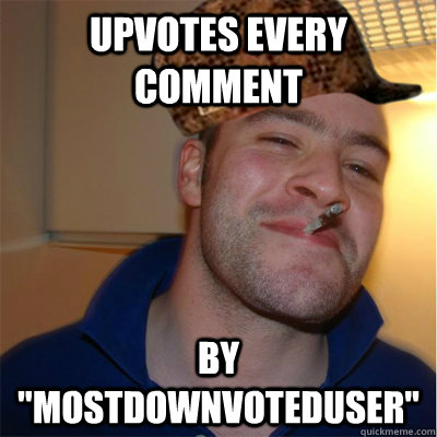 upvotes every comment by 