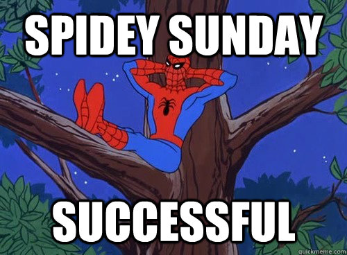 SPIDEY SUNDAY SUCCESSFUL  Spider man