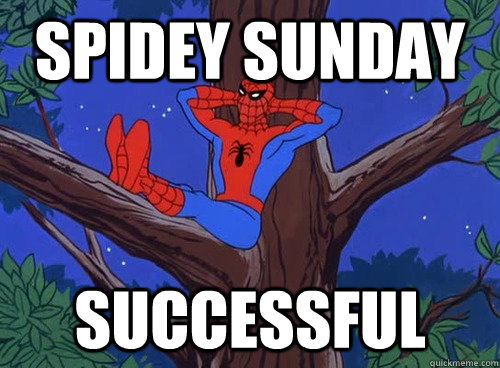 SPIDEY SUNDAY SUCCESSFUL  Spider man