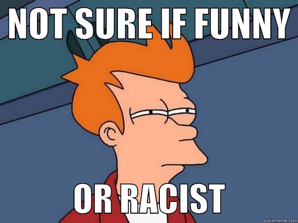  NOT SURE IF FUNNY              OR RACIST           Futurama Fry