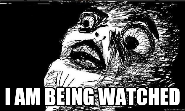  I am being watched    Raisin face