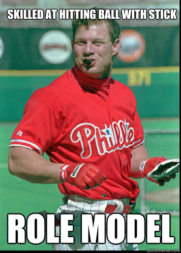 skilled at hitting ball with stick Role Model  
