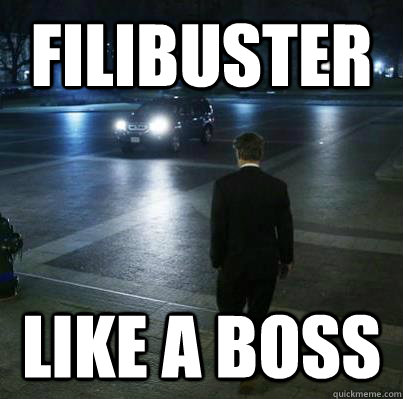 Filibuster like a boss - Filibuster like a boss  standwithrand