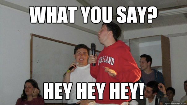 What you say? hey hey hey!  Upside Down Syndrome