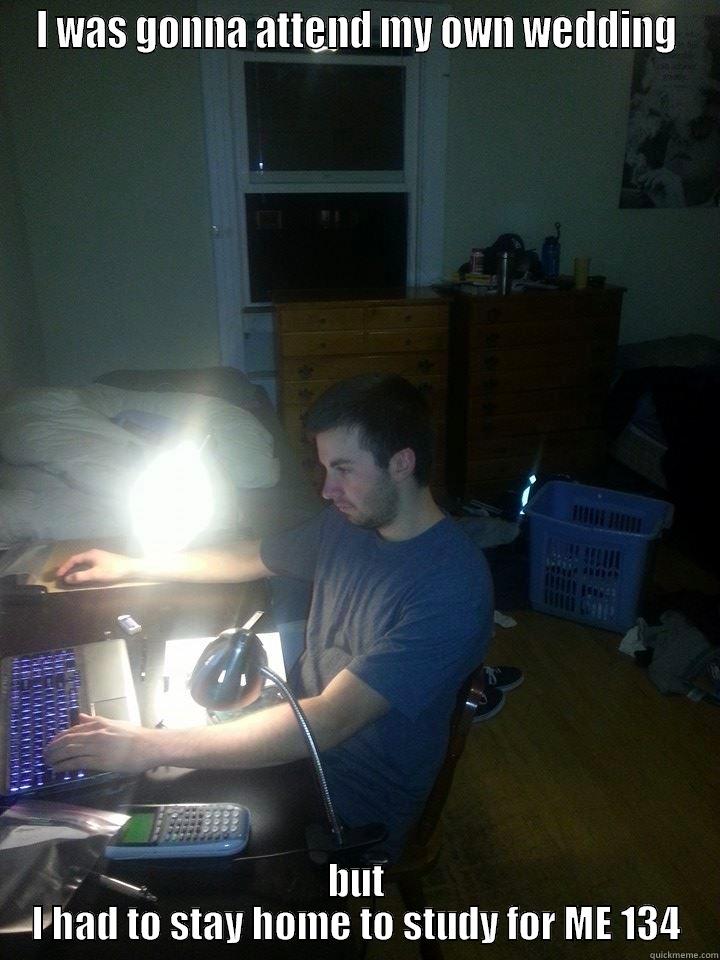 Dejected Payton the Engineer - I WAS GONNA ATTEND MY OWN WEDDING BUT I HAD TO STAY HOME TO STUDY FOR ME 134 Misc