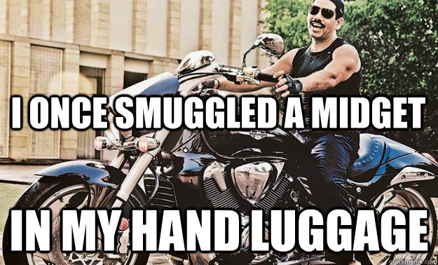 I once smuggled a midget In my hand luggage - I once smuggled a midget In my hand luggage  Condescending Robert Vadra