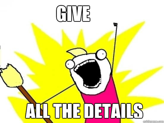 Give All the details  X All The Things