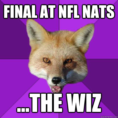 final at NFL nats ...the wiz  Forensics Fox