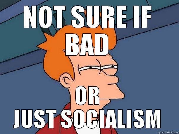 NOT SURE IF BAD OR JUST SOCIALISM Futurama Fry