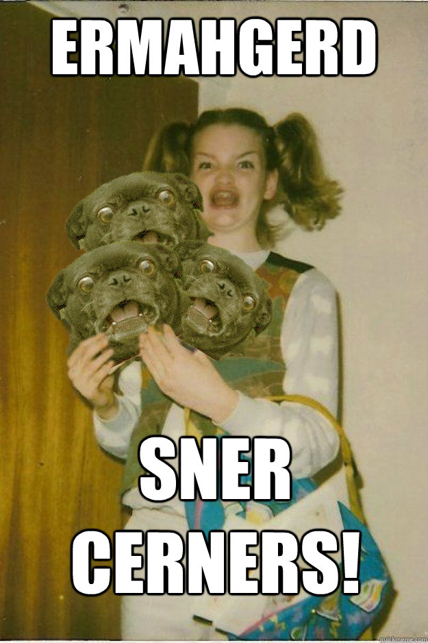 ermahgerd SNER CERNERS! - ermahgerd SNER CERNERS!  ermahgerd dergs