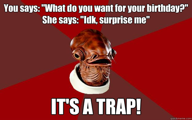 You says: 