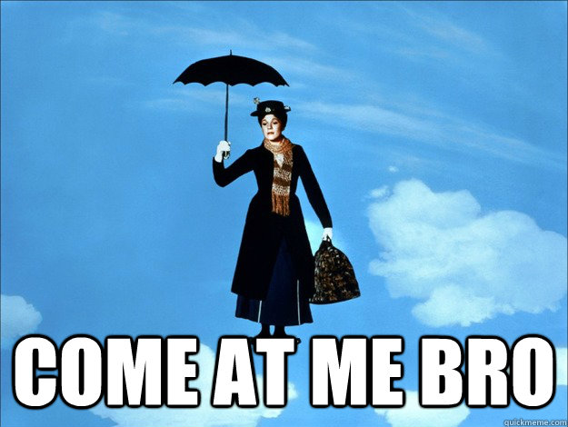  Come At me bro -  Come At me bro  Time Lord Mary Poppins