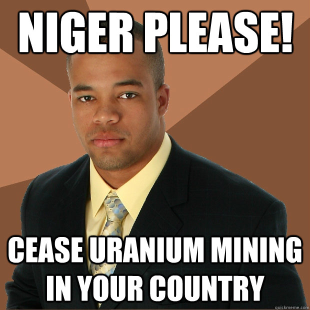 Niger Please! Cease uranium mining in your country  - Niger Please! Cease uranium mining in your country   Successful Black Man