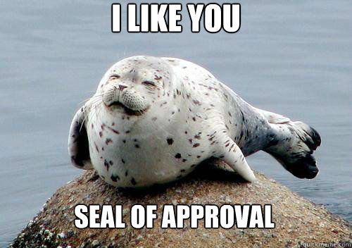 I like you seal of approval - I like you seal of approval  Misc
