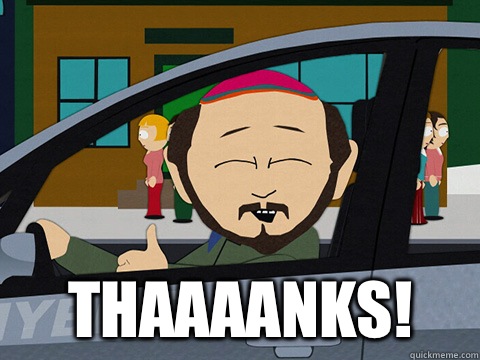  thaaaanks! -  thaaaanks!  South-park-thanks