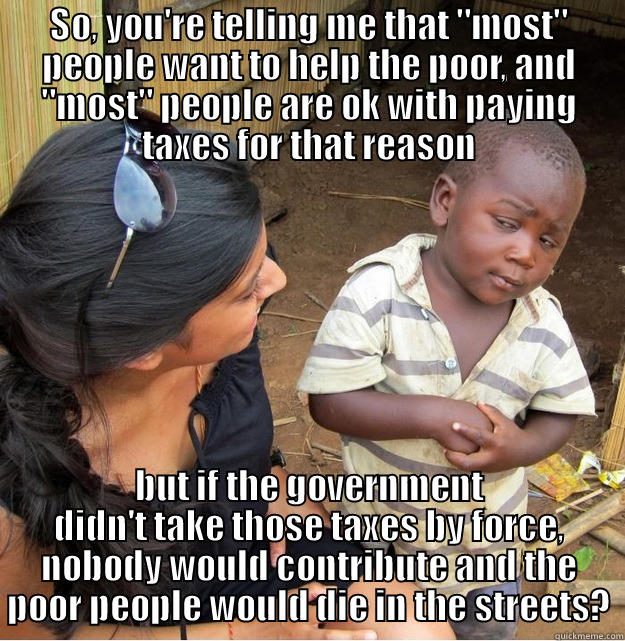 SO, YOU'RE TELLING ME THAT 
