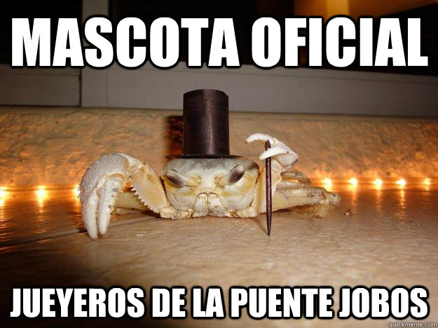 mascota oficial jueyeros de la puente jobos  Fancy Crab