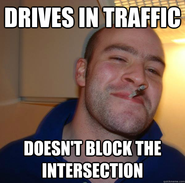 Drives in traffic Doesn't block the intersection - Drives in traffic Doesn't block the intersection  Misc