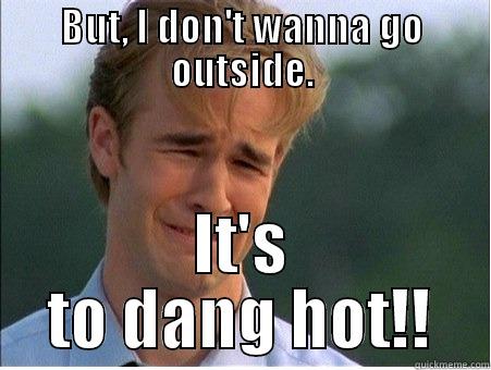 BUT, I DON'T WANNA GO OUTSIDE. IT'S TO DANG HOT!! 1990s Problems
