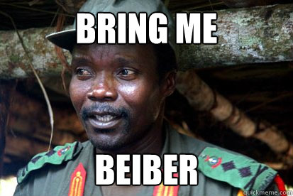 bring me beiber  Kony