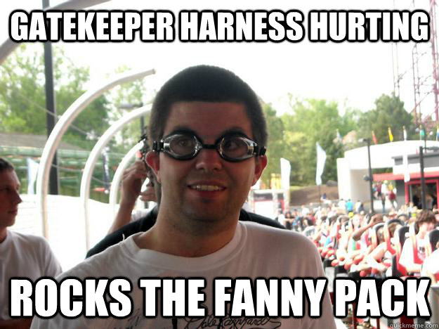 Gatekeeper Harness Hurting Rocks The Fanny Pack - Gatekeeper Harness Hurting Rocks The Fanny Pack  Coaster Enthusiast