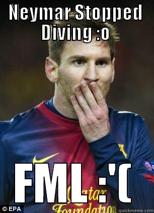 NEYMAR STOPPED DIVING :O FML :'( Misc