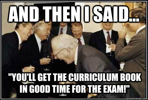 and then I said... 