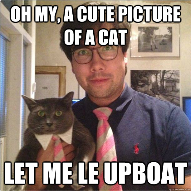 Oh my, a cute picture of a cat Let me le upboat  