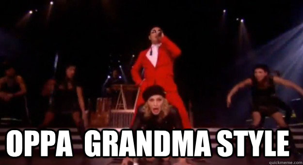  Oppa  grandma style  Gangnam Style