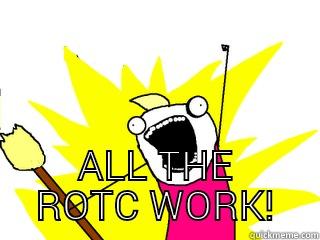 WHAT DID I DO TW15? ALL THE ROTC WORK! All The Things