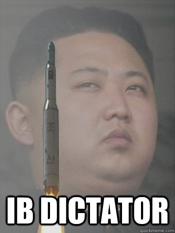 IB BEFORE IB DICTATOR  
