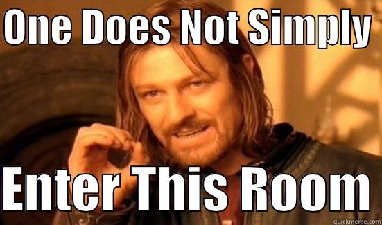 No Entry - ONE DOES NOT SIMPLY   ENTER THIS ROOM Boromir