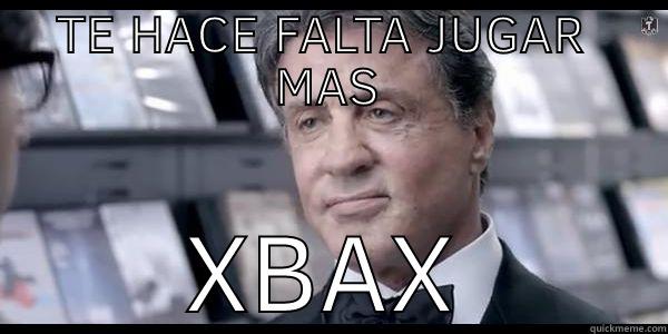 MAS BAX - TE HACE FALTA JUGAR  MAS  XBAX  Misc