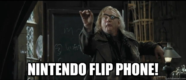  NINTENDO FLIP PHONE!  Harry potter