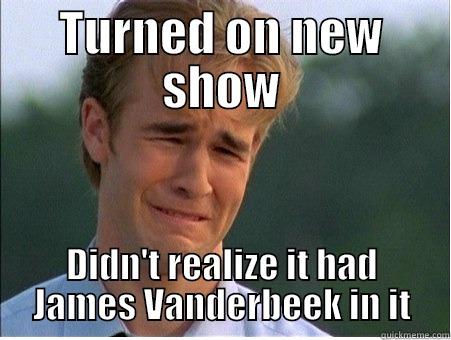 TURNED ON NEW SHOW DIDN'T REALIZE IT HAD JAMES VANDERBEEK IN IT 1990s Problems