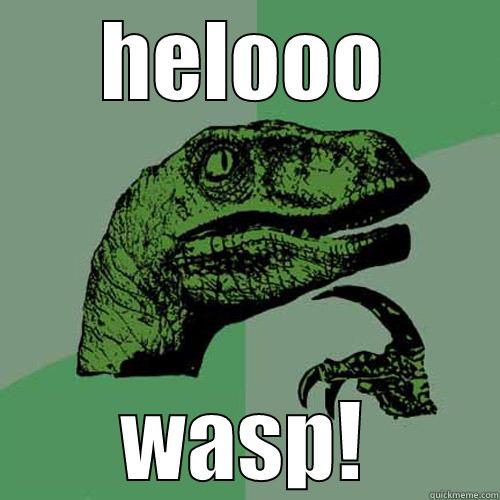 HELOOO WASP! Philosoraptor